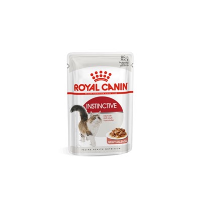 royal canin ınstinctive gravy pouch yaş kedi maması 85gr, royal canin,mankypetshop,yaşlı kedi maması,jel kedi maması