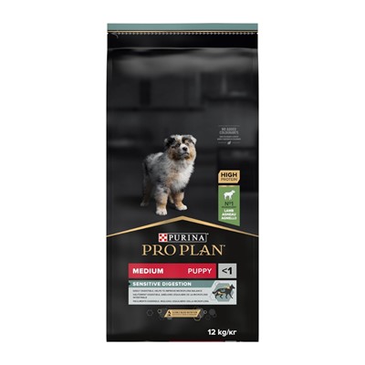 pro plan medium puppy kuzu etli köpek maması 12 kg, proplan,orta ırk yavru köpek maması,kuru köpek maması,kuzulu köpek maması,mankypetshop