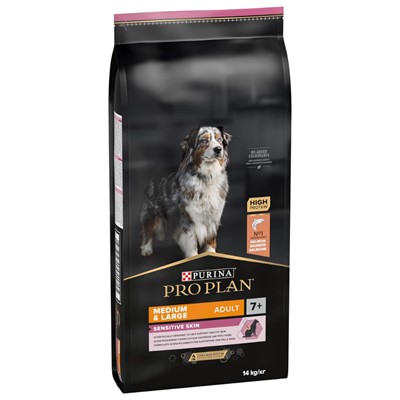 Pro Plan Orta ve Büyük Irk Yetişkin 7+ Yaş Somonlu Kuru Köpek Maması 14 kg