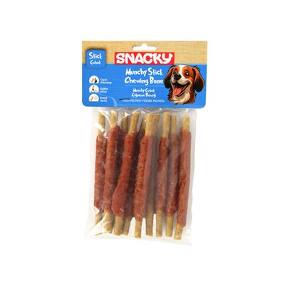 snacky munchy ördek sargılı köpek ödül 10'lu *13cm *120g x 6 paket, 8682631205201