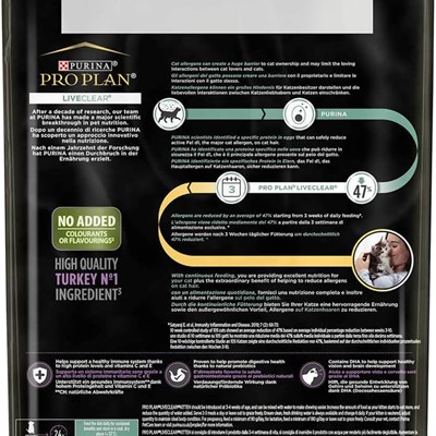 Pro plan Liveclear Kitten Hindili Yavru Kedi Maması 1.4 kg