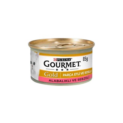 gourmet gold parça etli alabalıklı ve sebzeli yaş kedi maması 85gr, 7613032611378,gourmet gold parça etli alabalıklı ve sebzeli yaş kedi maması 85gr