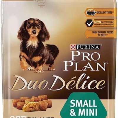 Pro Plan Duo Delice Sığır Etli Mini ve Küçük Irk Yetişkin Köpek Maması 2.5 kg