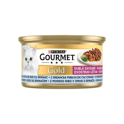 gourmet gold çifte lezzet okyanus balığı&sebzeli yaş kedi maması 85gr, 7613036365284,gourmet gold çifte lezzet okyanus balığı&sebzeli yaş kedi maması 85gr