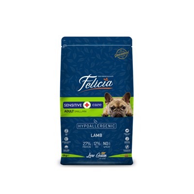 felicia yetişkin kuzulu small/mini az tahıllı hypoallergenic köpek maması  6 kg, 8681299606603,felicia,yetişkin köpek maması,kuzulu köpek maması