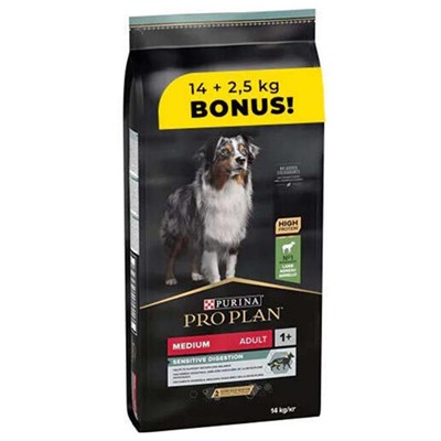 pro plan orta ırk yetişkin kuru köpek maması kuzu etli 14+2.5 kg, proplan,kuzulu köpek maması,yetişkin köpek maması,orta ırk köpek maması,mankypetshop