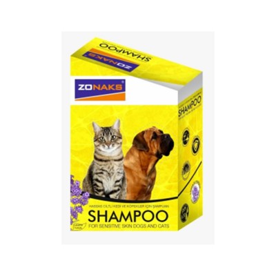 zonaks for sensıtıve skın dog & cat shampoo 20 x 10 ml, zonaks,kedi köpek şampuanı